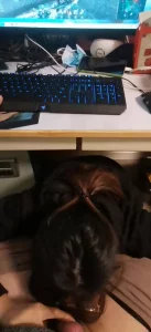 口到一半还换了身衣服继续口